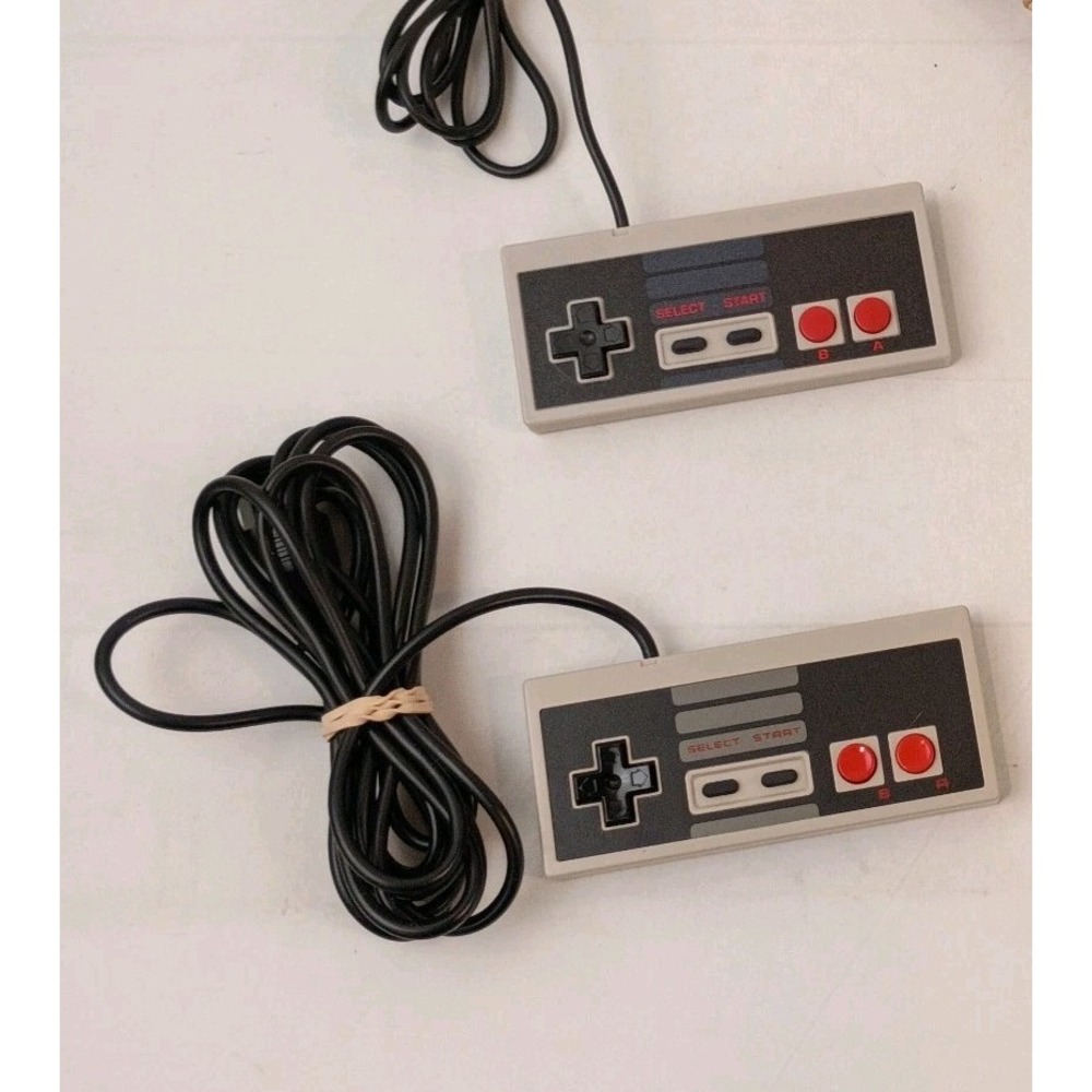 2 Controllers for NES Original Nintendo NES Vintage Console Wired Replacement